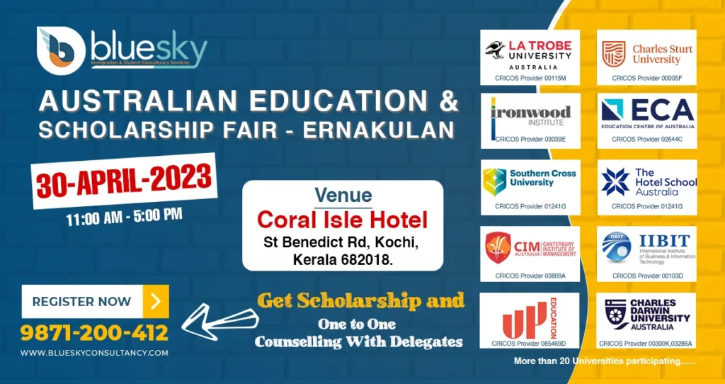 Bluesky Australian Education & Scholarship Fair – Ernakulan
