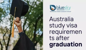 Australia study visa requirements after graduation