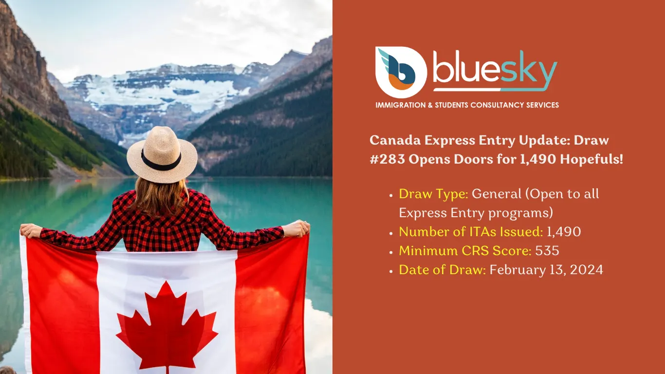 Canada Express Entry: 2,850 Invitations in a General Draw
