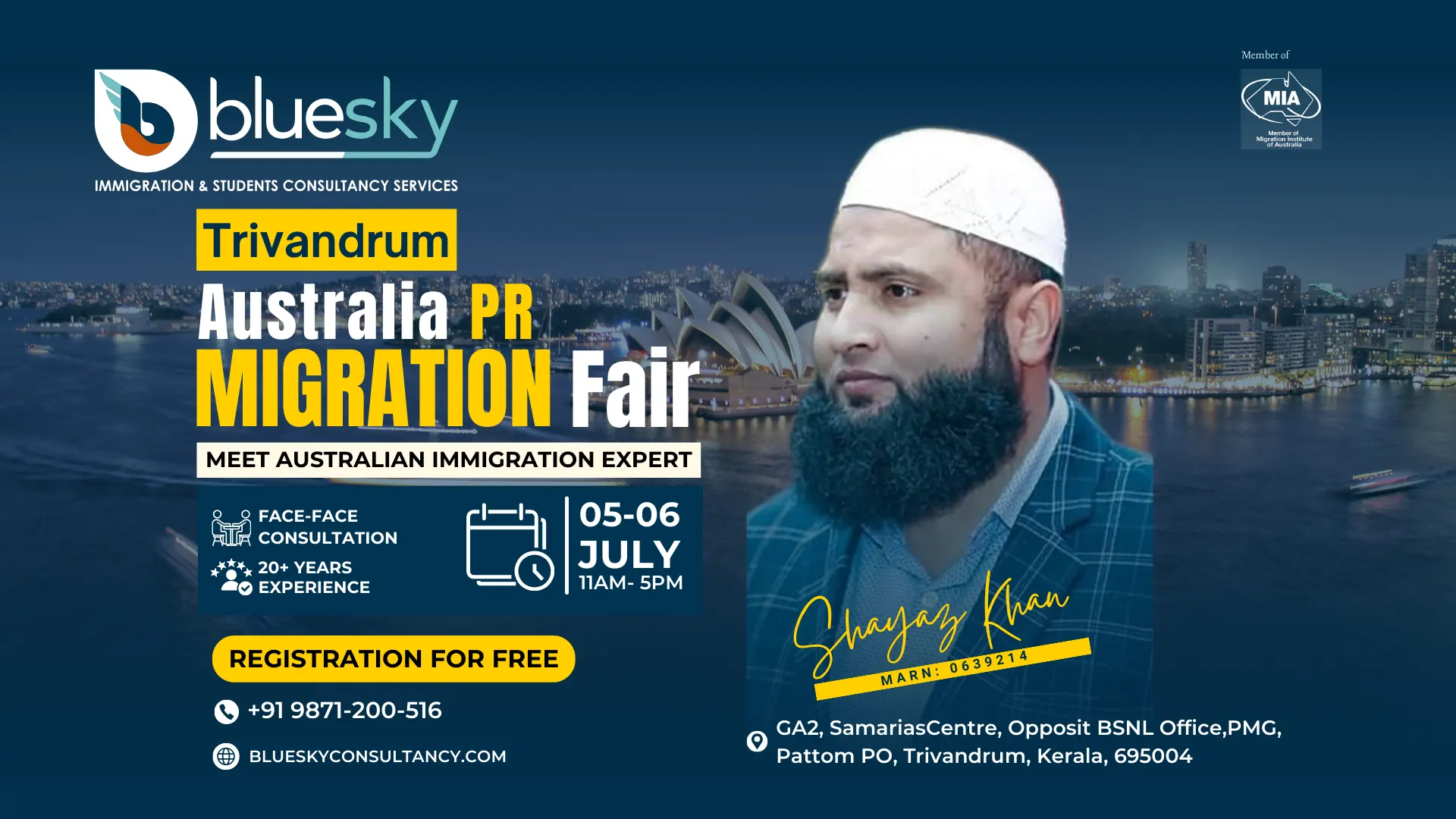 Trivandrum Australia PR Migration Fair
