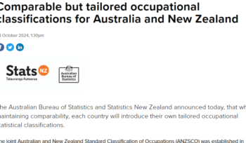 Comparable but tailored occupational classifications for Australia and New Zealand