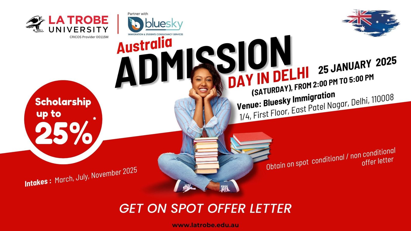 La Trobe University Admission Day