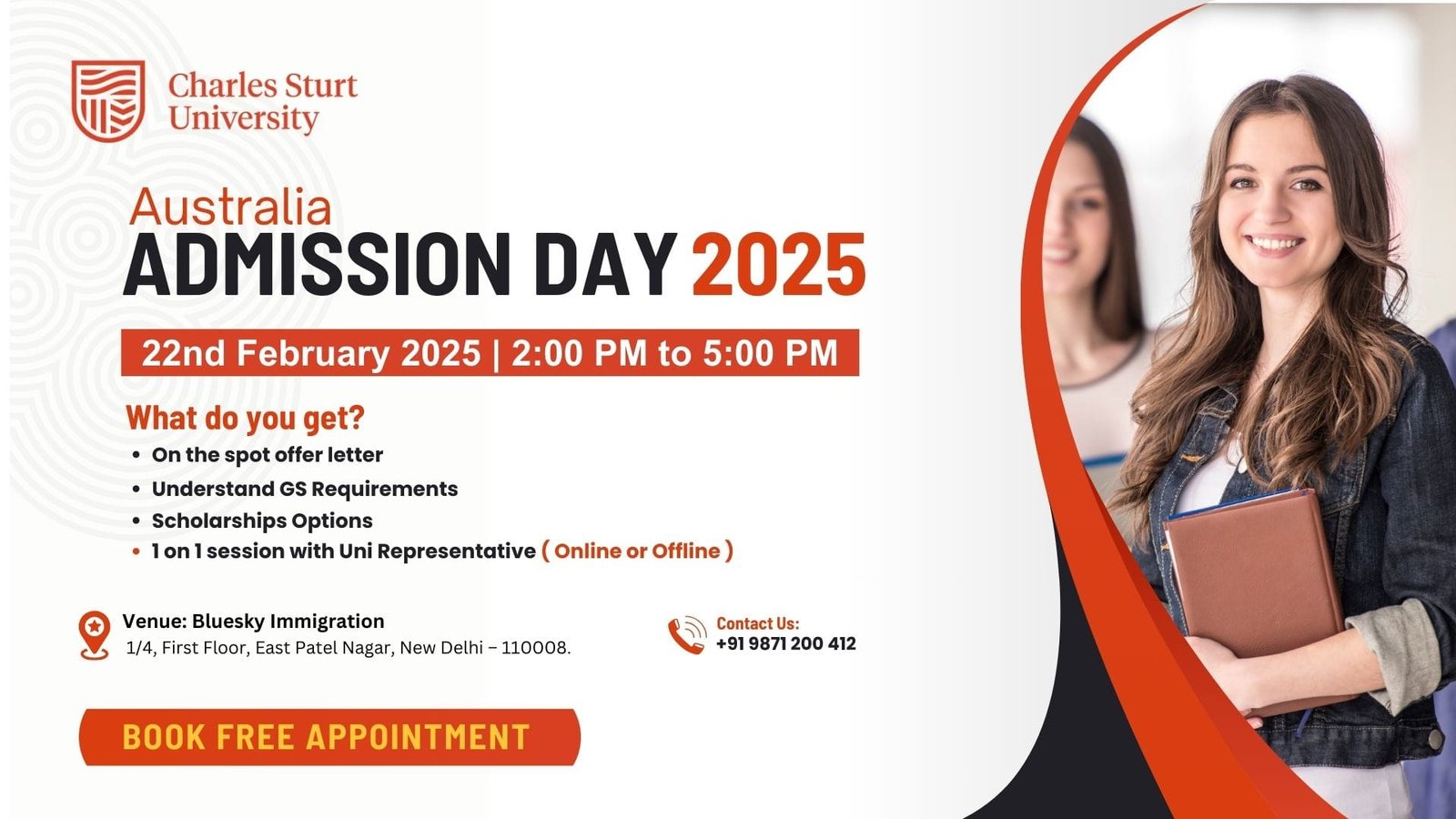 Charles Sturt University Australia Admission Day 2025