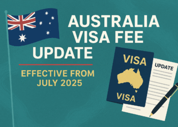 Australia Visa Fee update