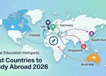 Best countries to study abroad 2026 map