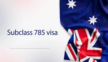 Subclass 785 visa